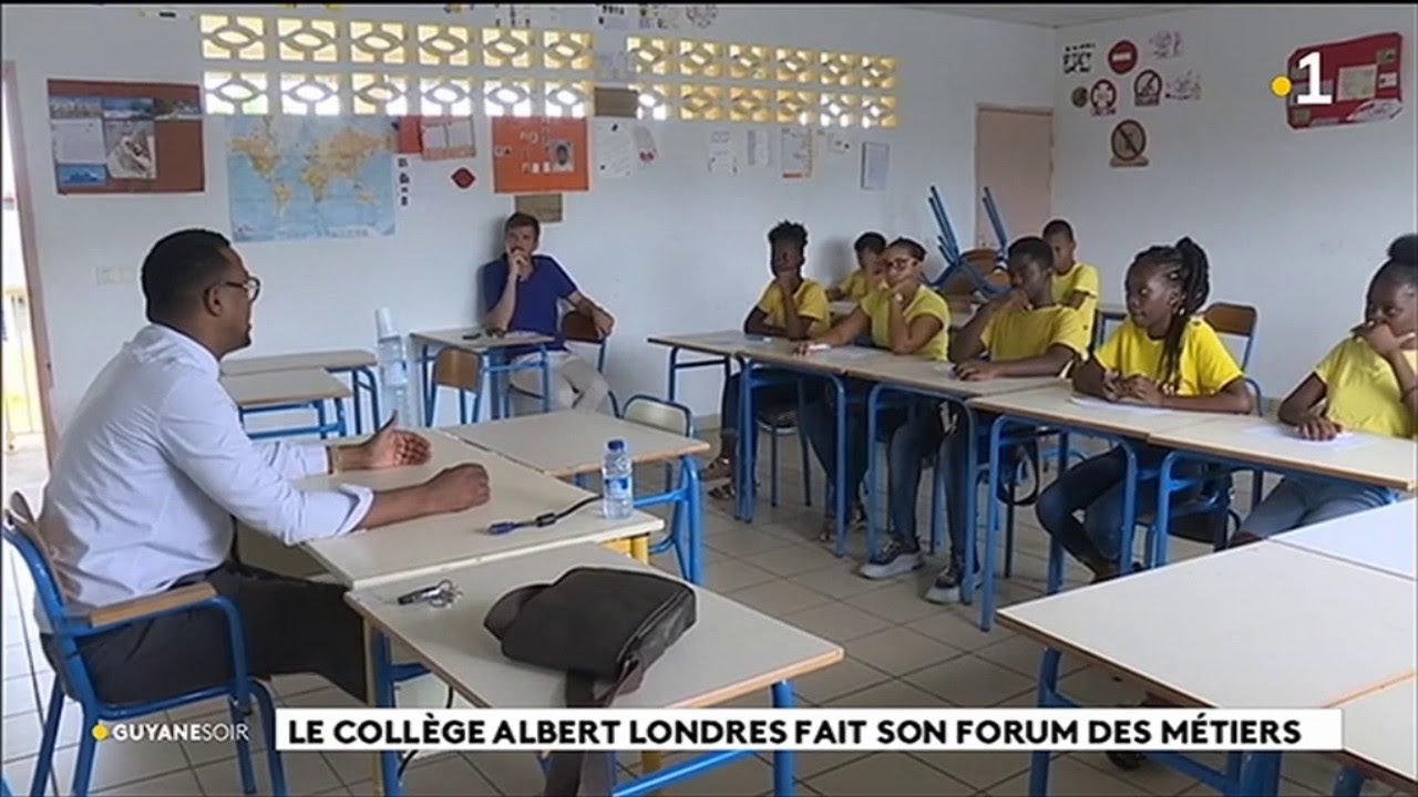 Forum des métiers au collège Albert Londres à Saint-Laurent