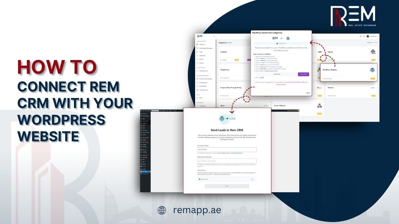 How to Connect REM CRM with Your WordPress Website