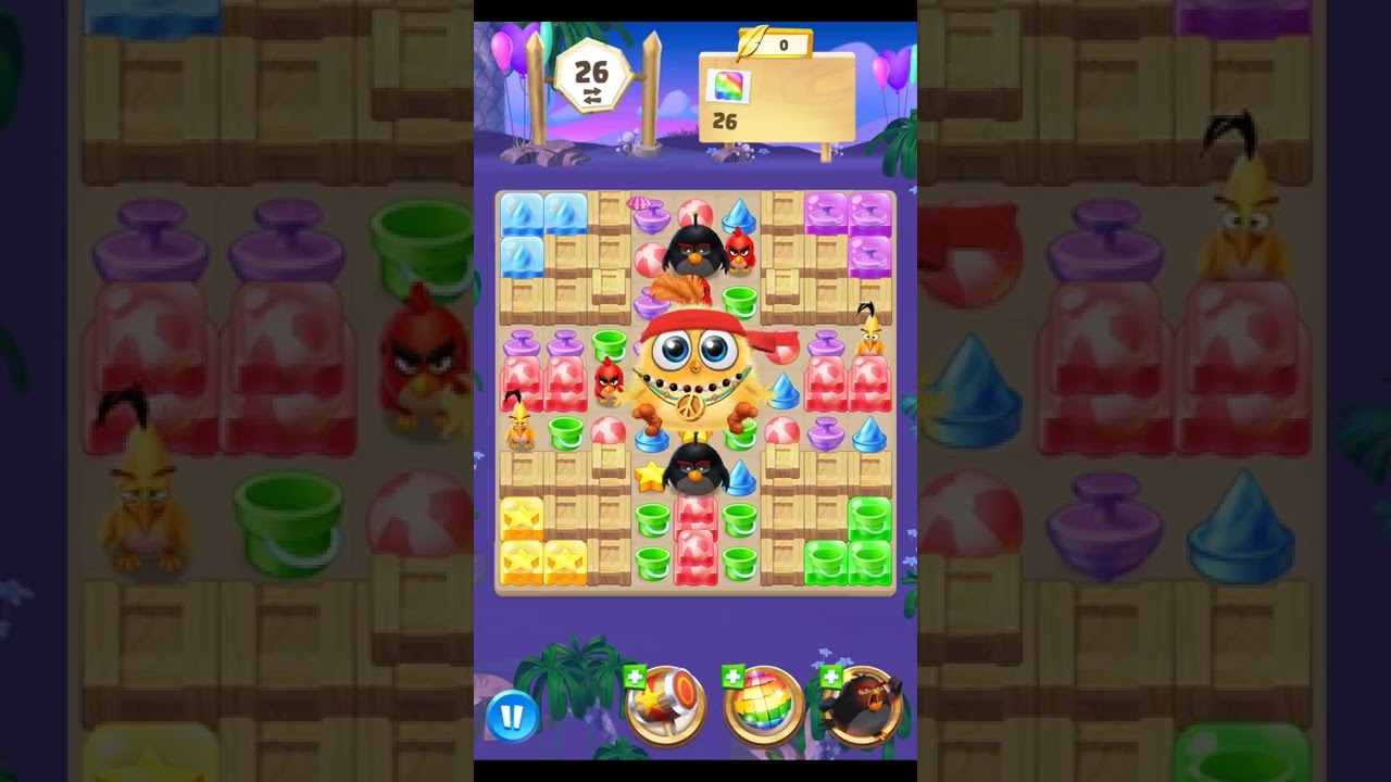 Angry birds match 3 walkthrough #33