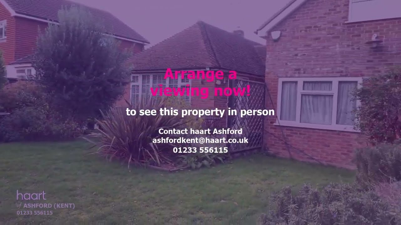 Virtual Viewing of this 5 bedroom bungalow For Sale in Park Road, Ashford from haart