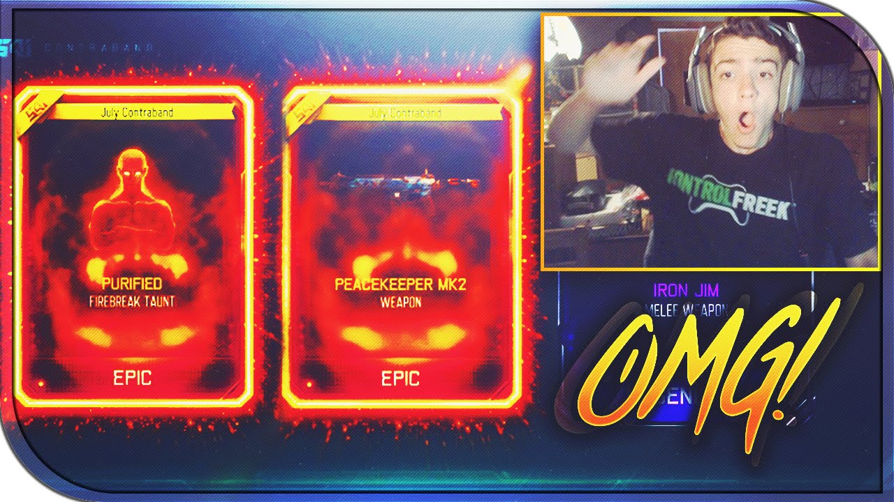 I GOT IT! - CRAZY EPIC "PEACEKEEPER MK2" SUPPLY DROP OPENING!! BO3 NEW DLC WEAPON OPENING! (BO3 DLC)