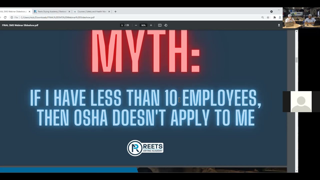 What Is Included In The OSHA-Compliance Safety And Health Management System?