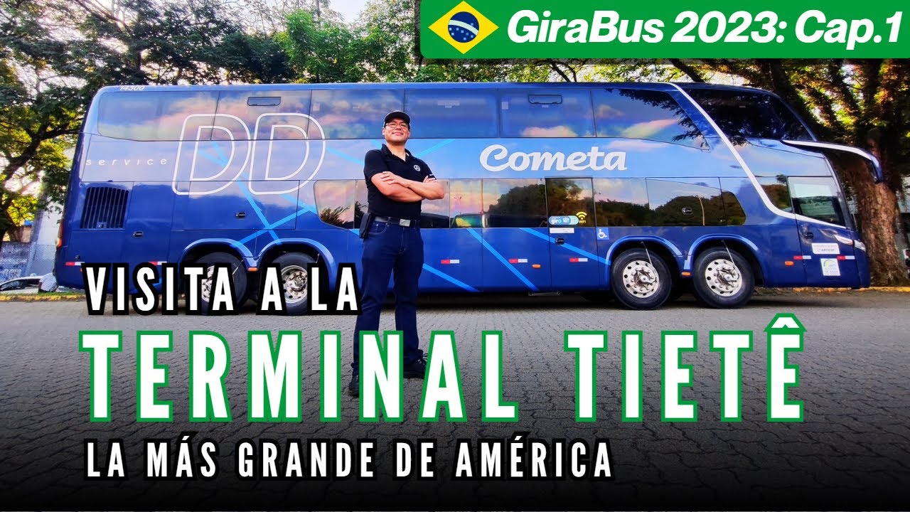 🇧🇷TIETÊ, la TERMINAL de AUTOBUSES MÁS GRANDE de América| GiraBus Brasil 2023| Capitulo 1|