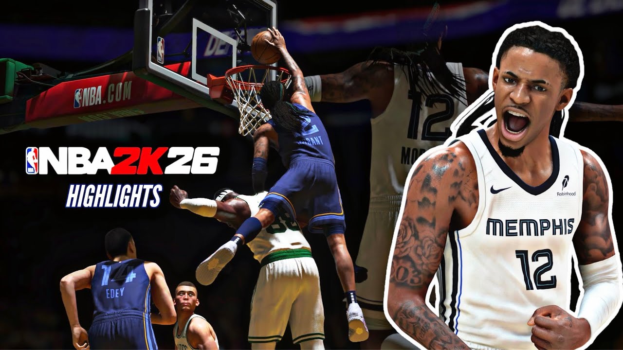 JA MORANT SO REALISTC | ОСНОВНЫЕ МОМЕНТЫ Аутентичные движения | NBA 2K26 (PS5 PRO 4K)