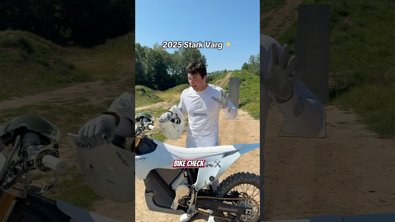 Взгляд на &laquo;заводской&raquo; электрический мотоцикл для мотокросса Stark Varg!! 😳