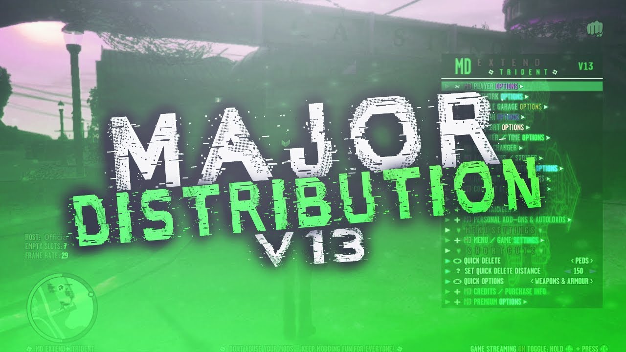 [ GTA4/1.08 ] Major Distribution v13 [ Backup Only ]
