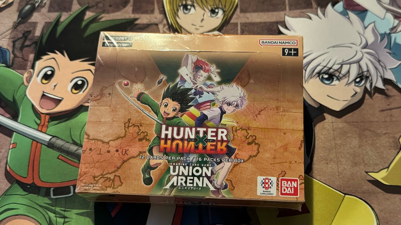 Trying Out A New TCG! Hunter x Hunter Union Arena Booster Box Opening!