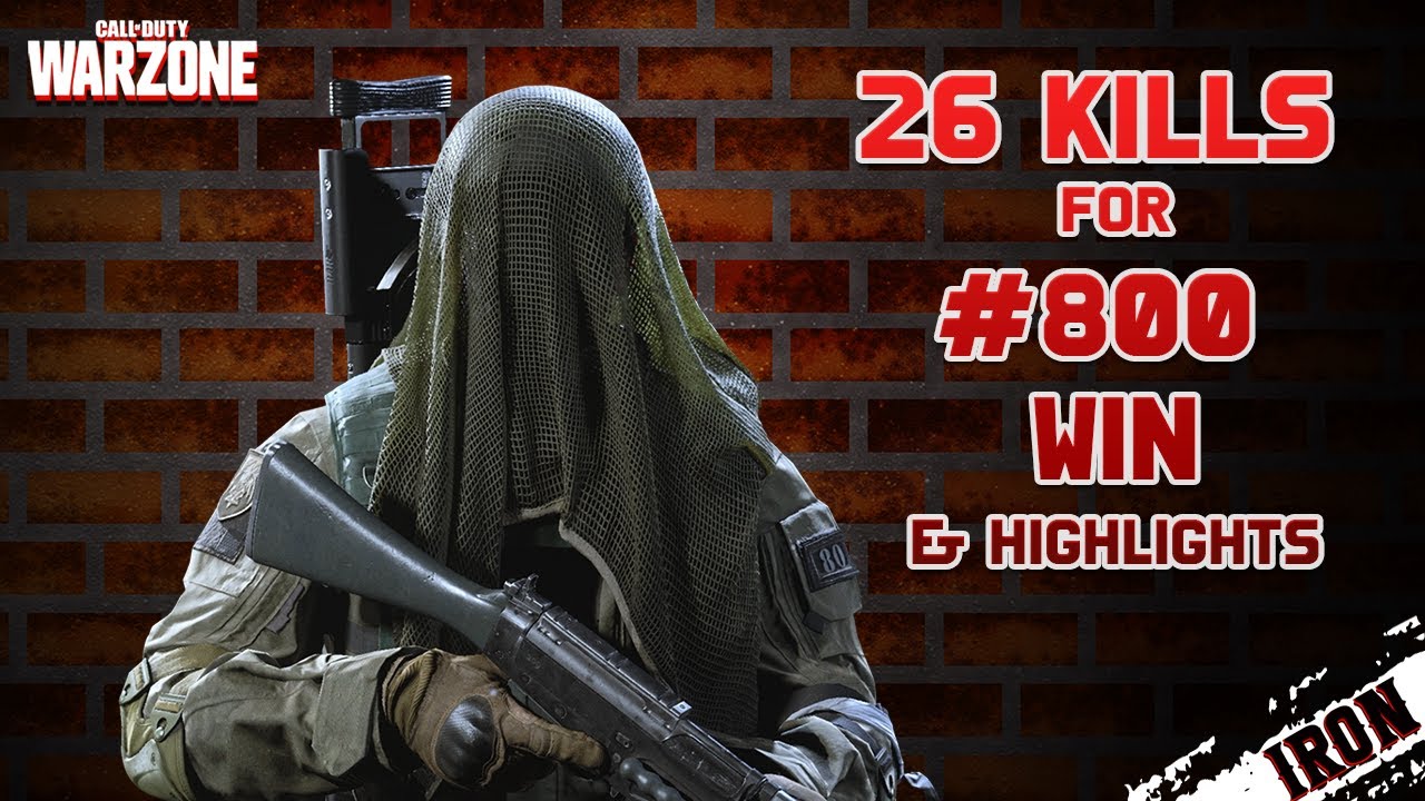 26 kills for #800 Win || Warzone Highlights