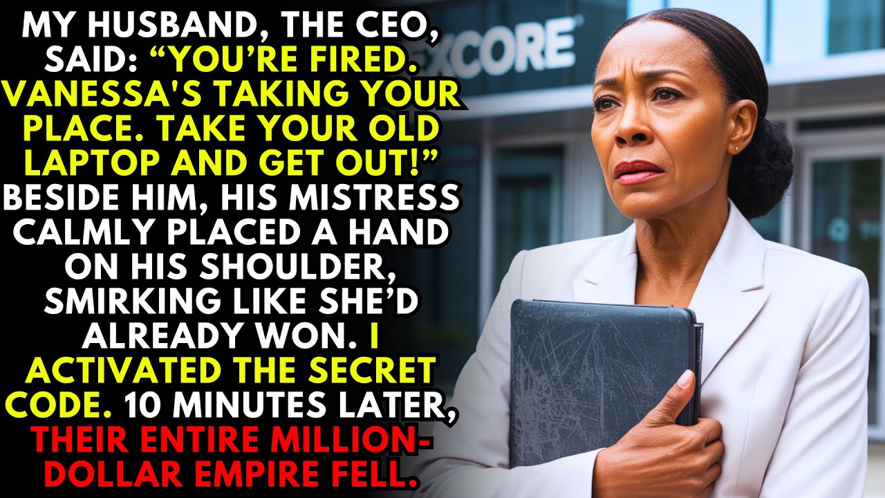 My CEO Husband Fired Me For His Mistress, But My Secret Code Destroyed His $9M Empire.