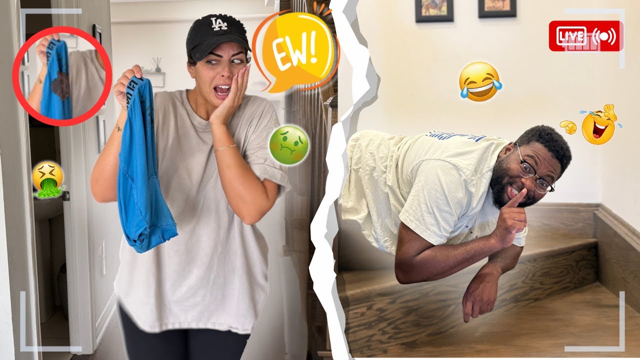 LEAVING MY DIRTY UNDERWEAR IN THE LIVING ROOM!