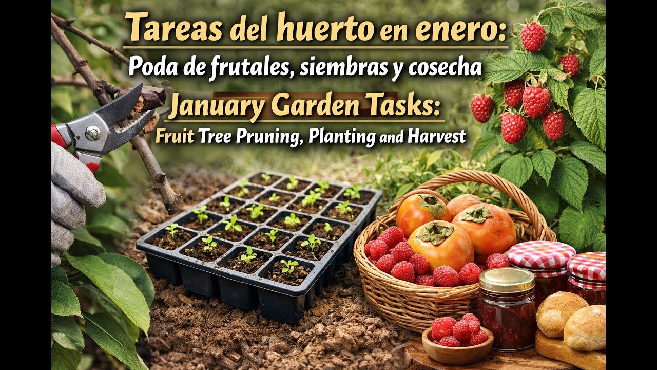 Episode_ 16 “Tareas del huerto en enero: poda de frutales, siembras y cosecha”