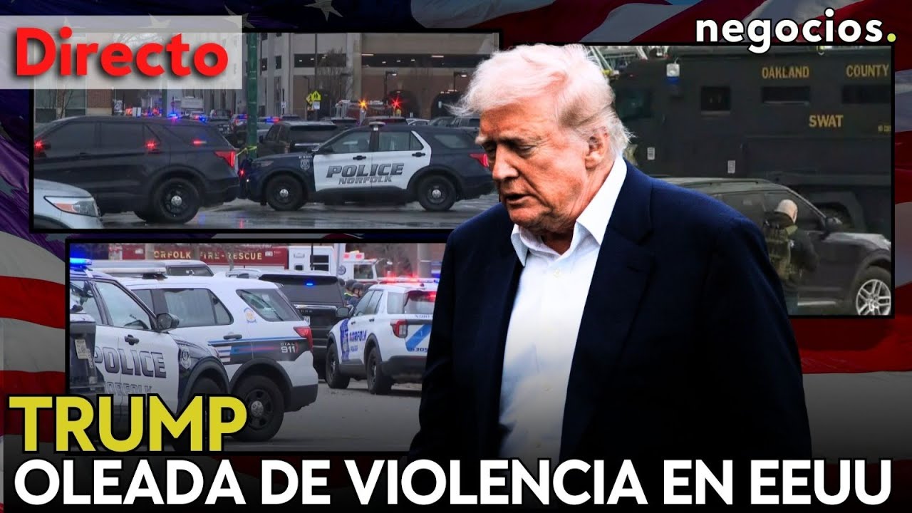 DIRECTO | TRUMP RESPONDE A LA OLEADA DE VIOLENCIA EN EEUU: TIROTEOS EN VIRGINIA Y MICHIGAN
