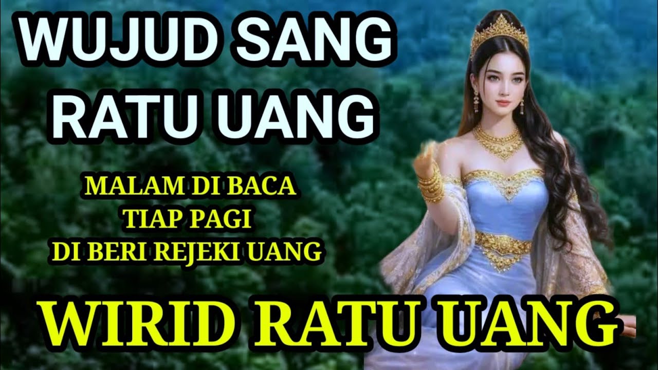 MENYAPA RATU UANG INI MAKA AKAN BANYAK UANG 