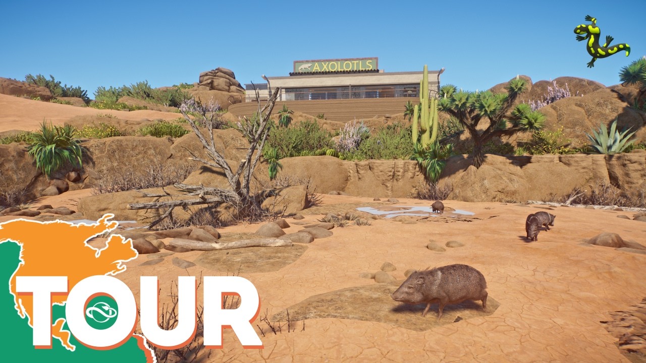 Huge American Desert Area 🌵 Planet Zoo Tour