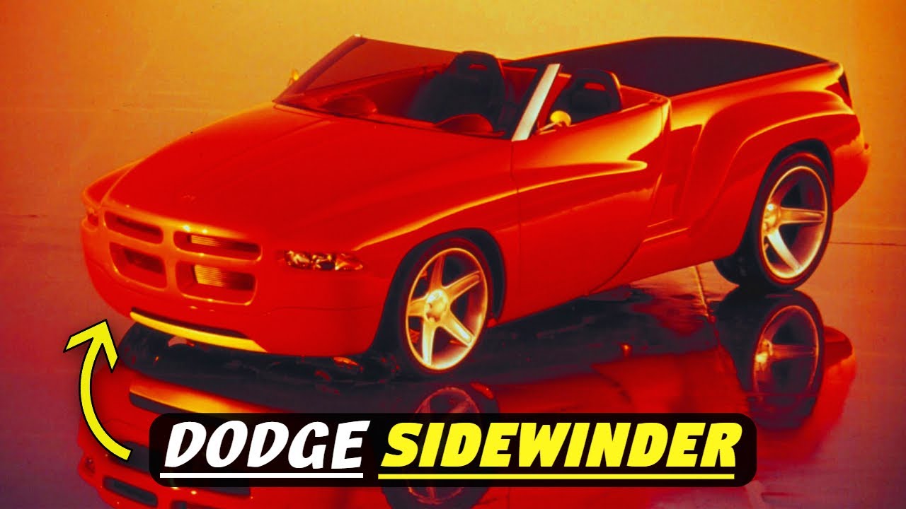 1997 Dodge Sidewinder Concept Car – The Futuristic Dakota With a V10 (That Never Made It)