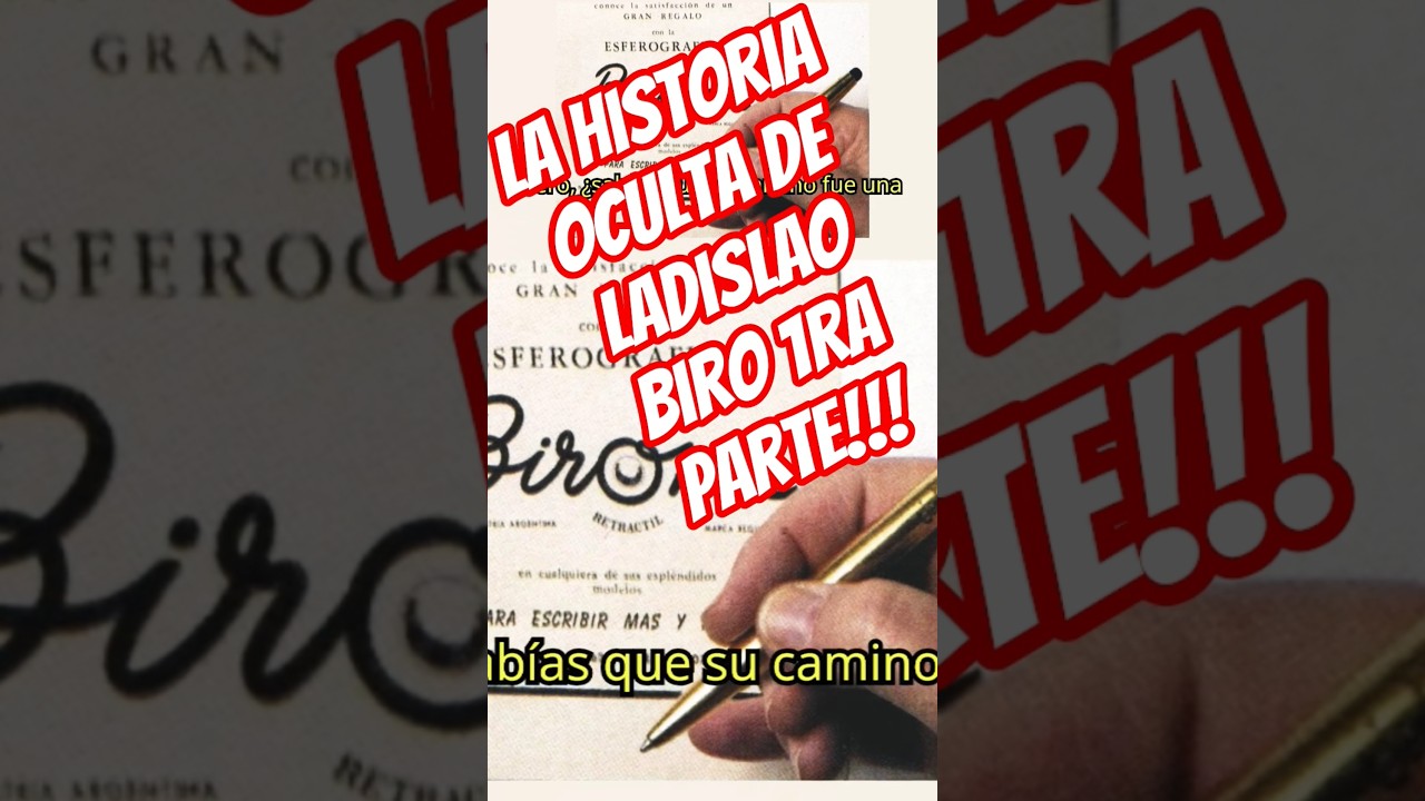 La historia oculta de Ladislao Biro!!! #historia #libros #birome #biro #dinero #argentina