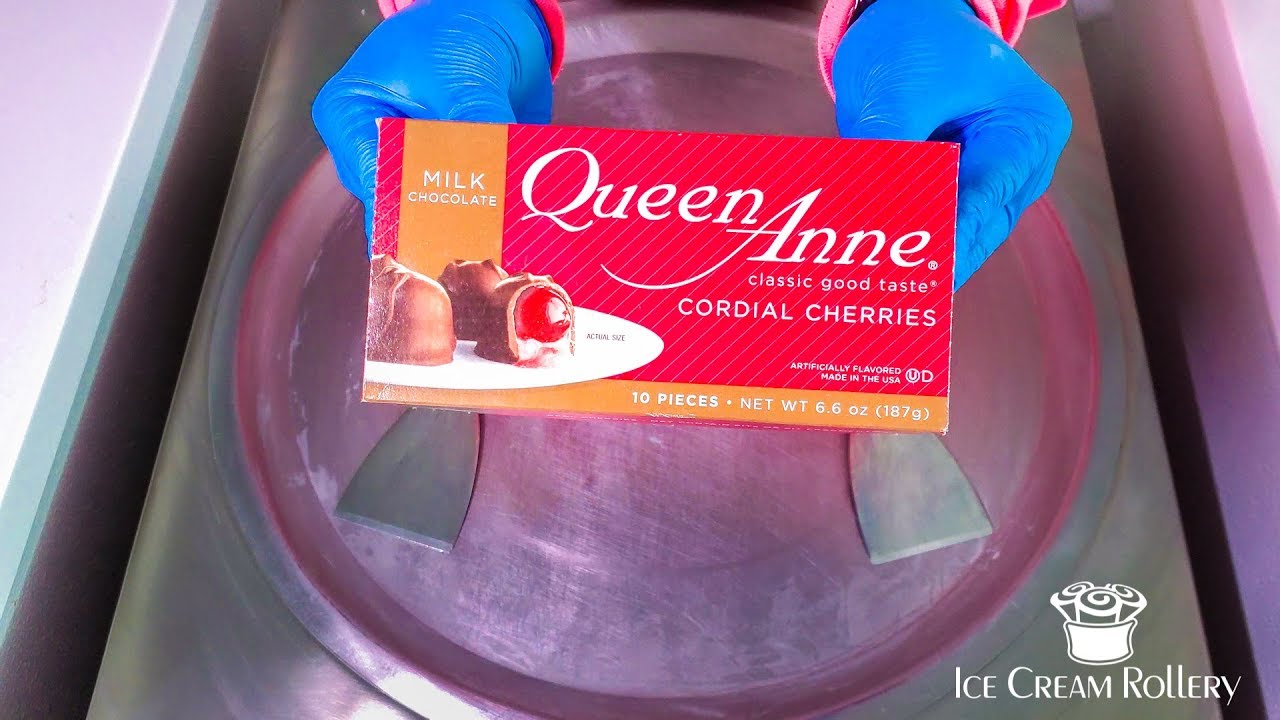 Ice Cream Rolls | Cherry Cordial Satisfying Asmr