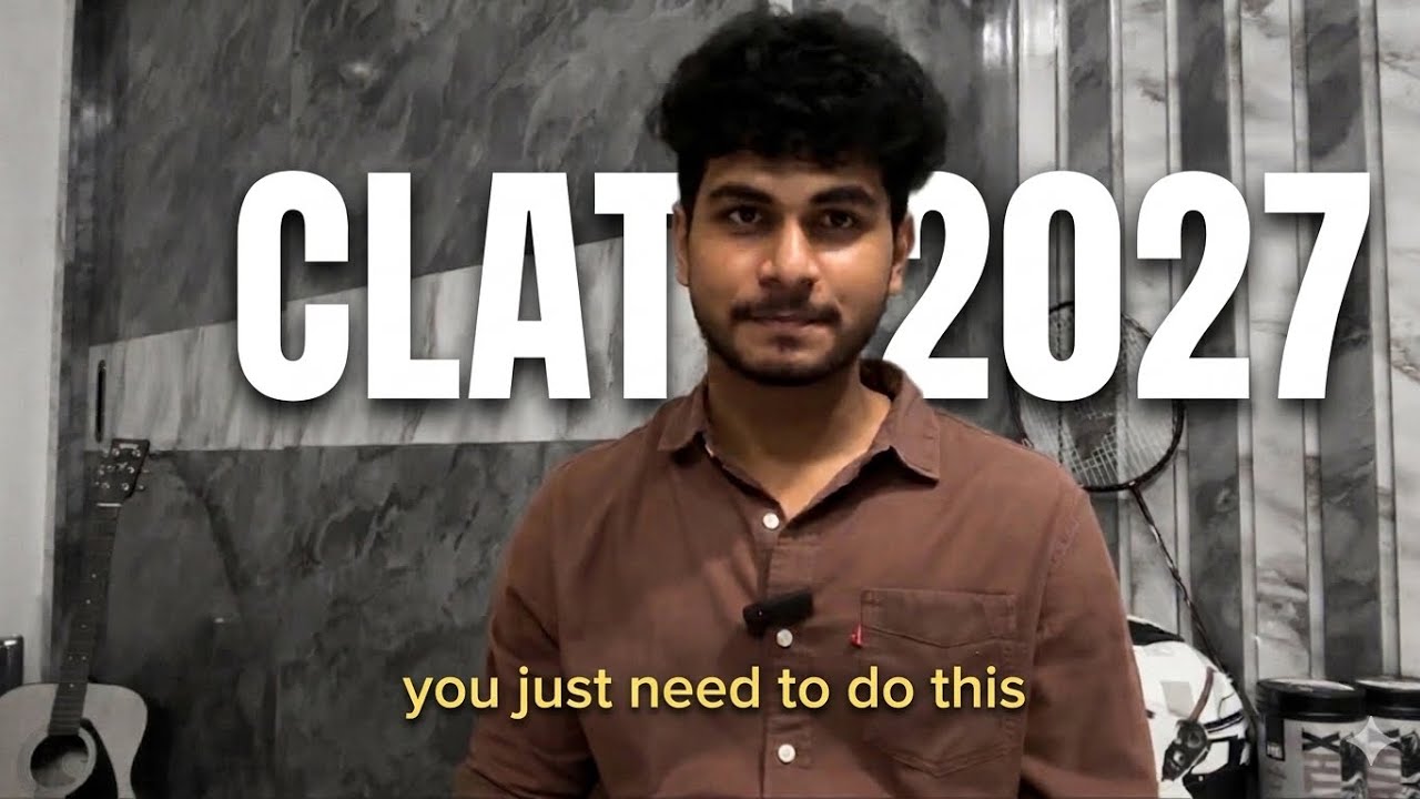 Если до CLAT 150 дней ⏳ посмотри это первым | Самые практичные советы | Студент юрфака NLSIU Blr