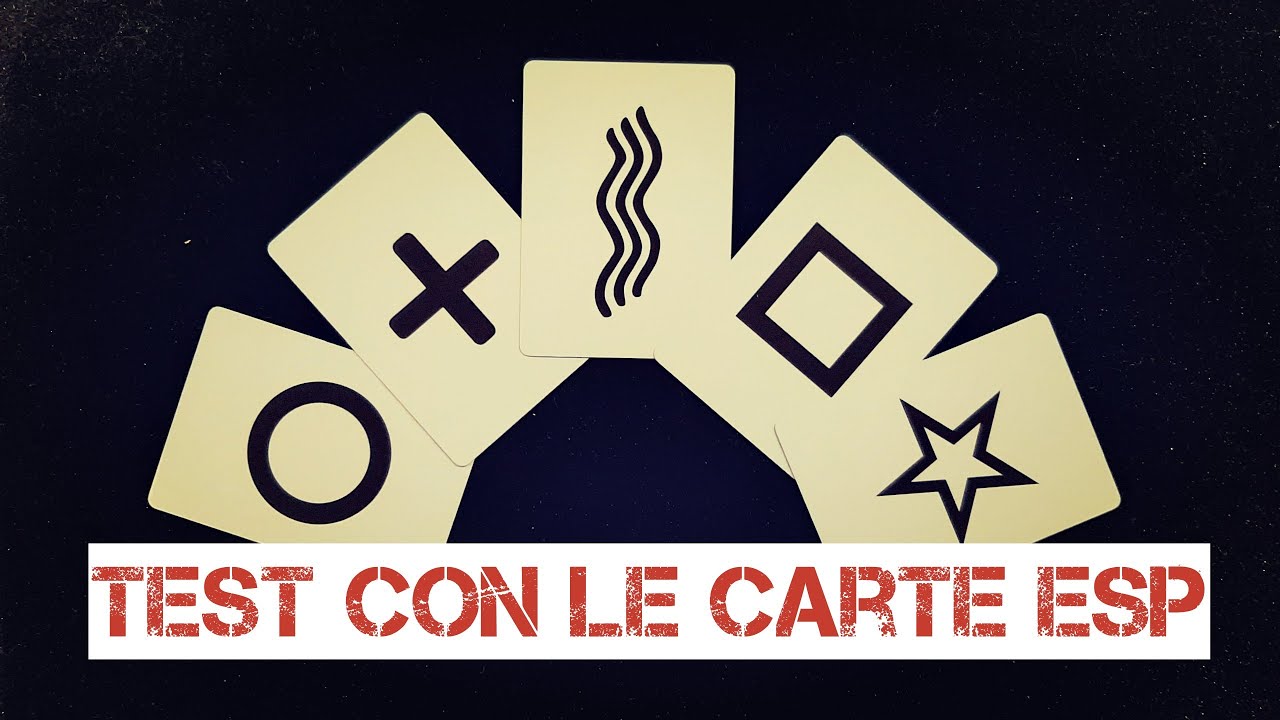 Faccio un test con le carte ESP a mia moglie