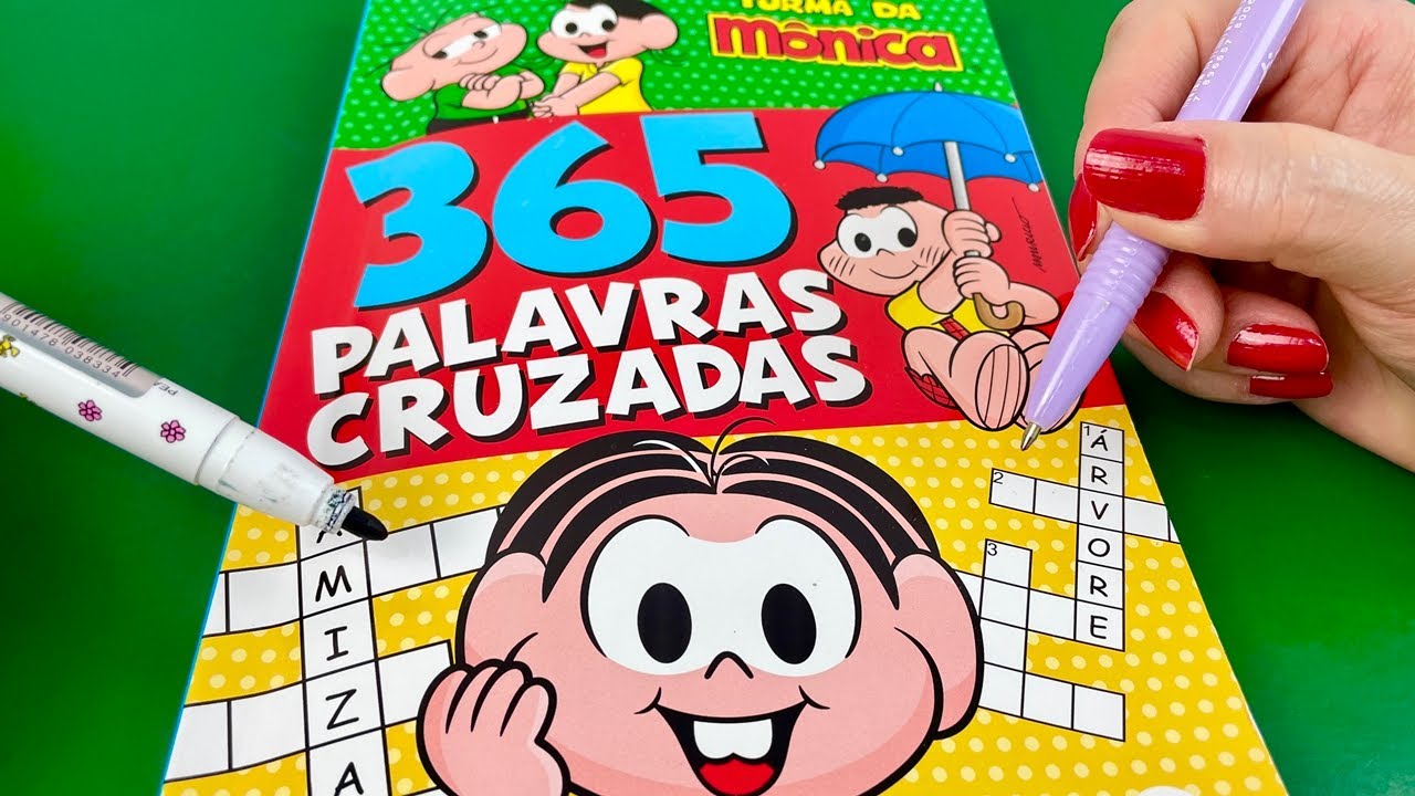 Palavras Cruzadas e Caça Palavras Turma Da Mônica! Tia Flá X Produção