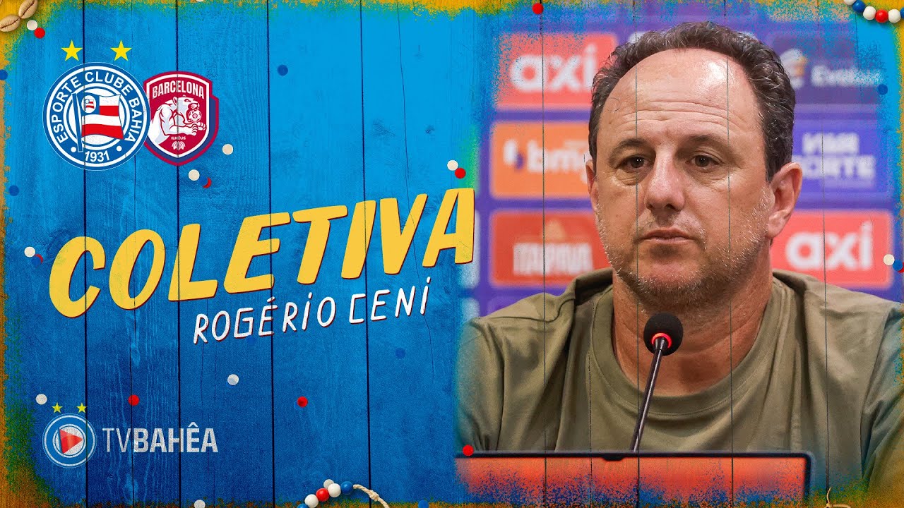 COLETIVA - ROGÉRIO CENI - BAHIA 5 x 1 BARCELONA - BAIANÃO (20/01/26)