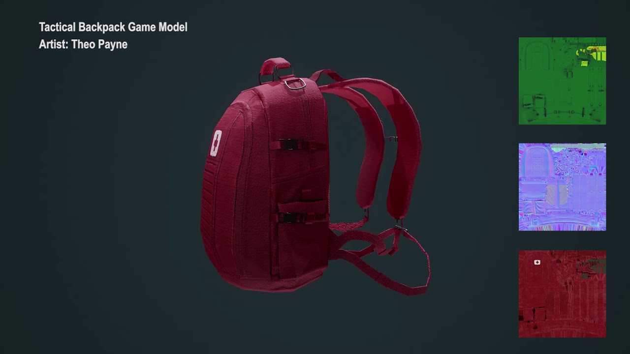 Medic Backpack Game Model