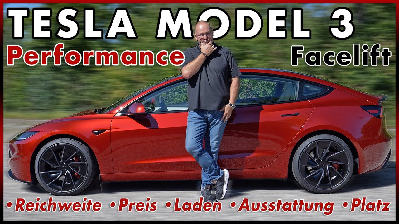 Tesla Model 3 Performance - Was bringt das Facelift in der Top-Version? Test Probefahrt Review 2025
