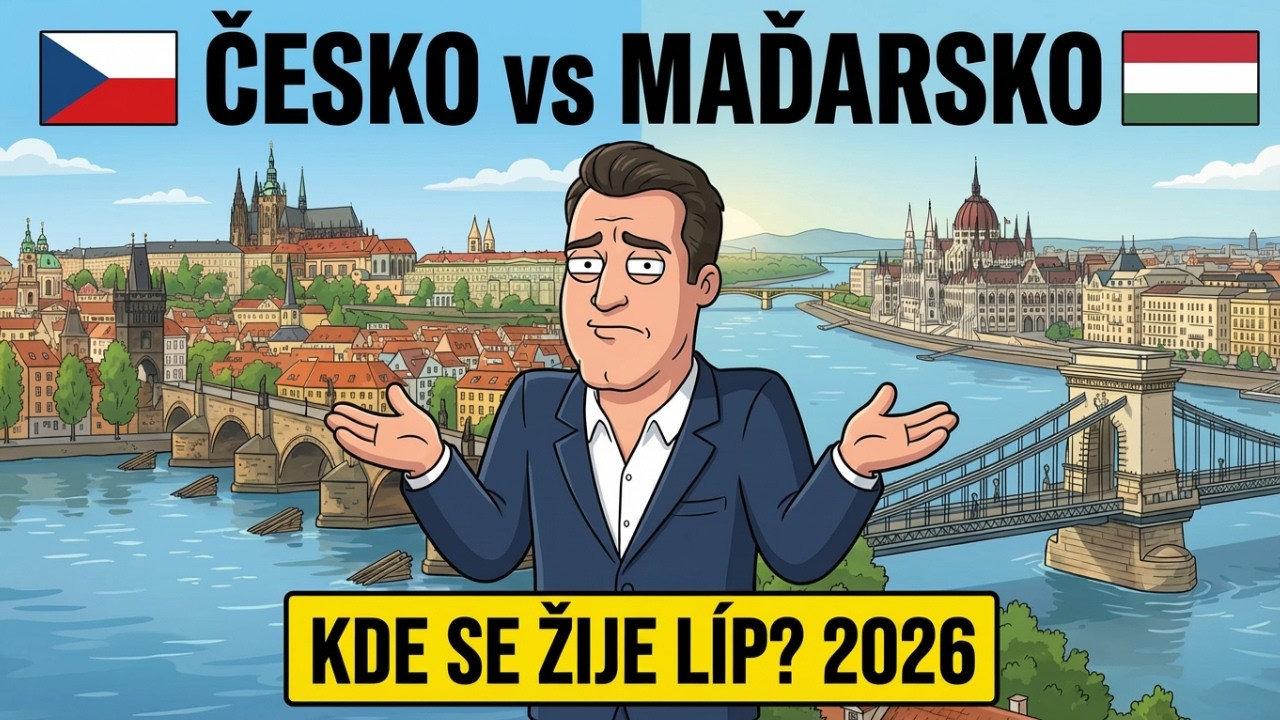 Česko vs Maďarsko 2026 - Kde se žije líp?