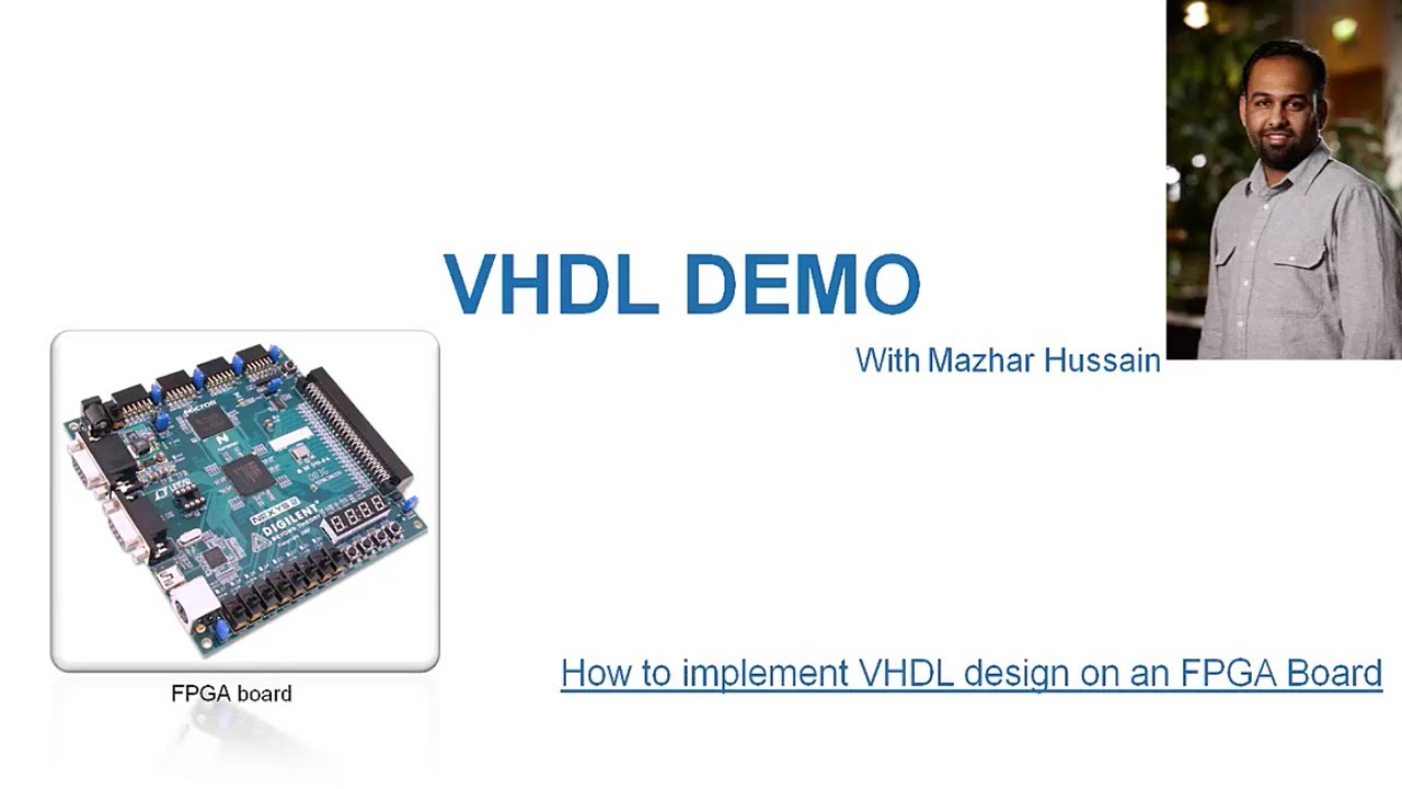 How to Implement VHDL design for a Range sensor on an FPGA.