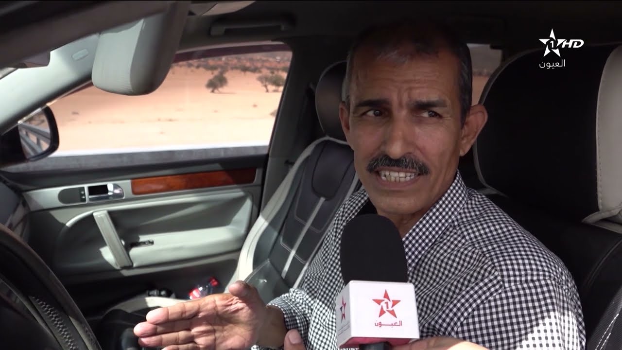 تيزنيت   افتتاح المقطع الطرقي تزنيت   بونعمان