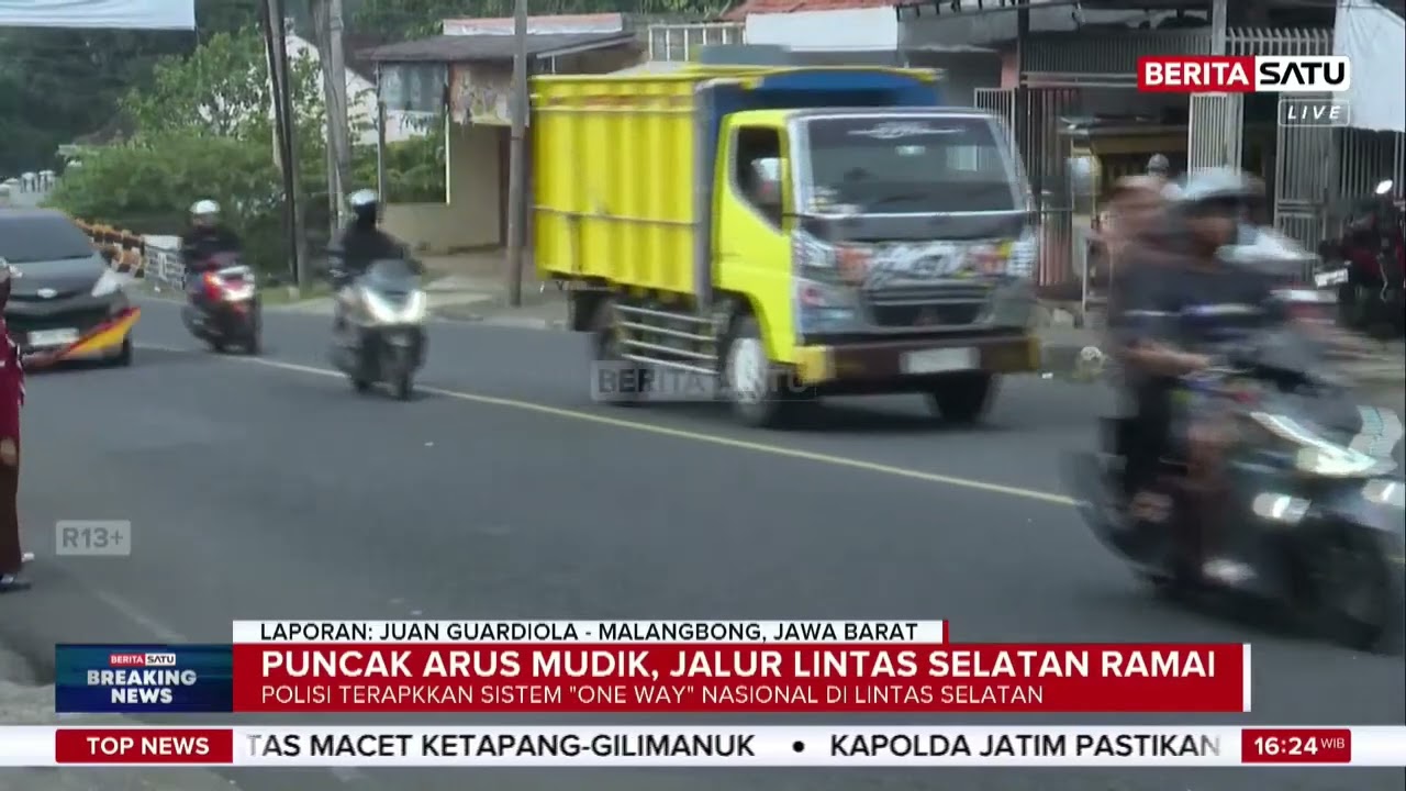 Jalur Limbangan-Malangbong Terapkan One Way & Puncak Arus Mudik di Merak #Beritasatu