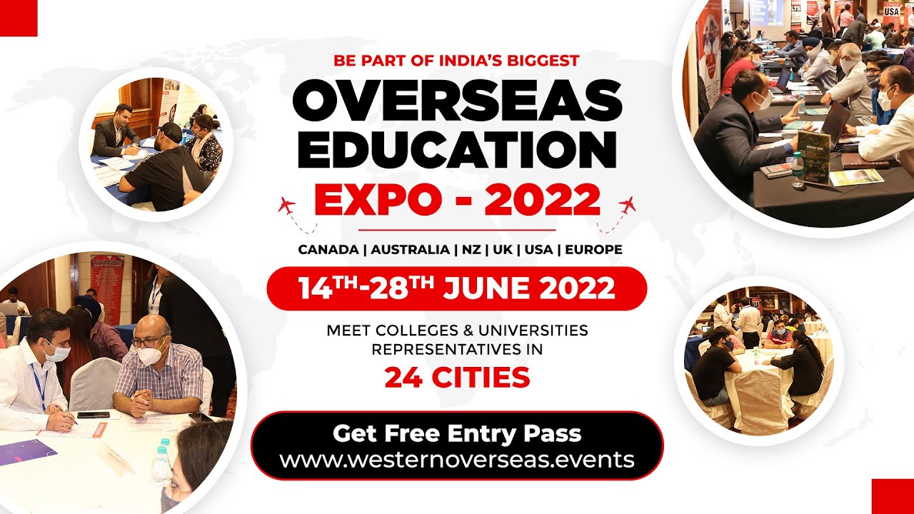 India's Biggest Overseas Education Expo | Register Now