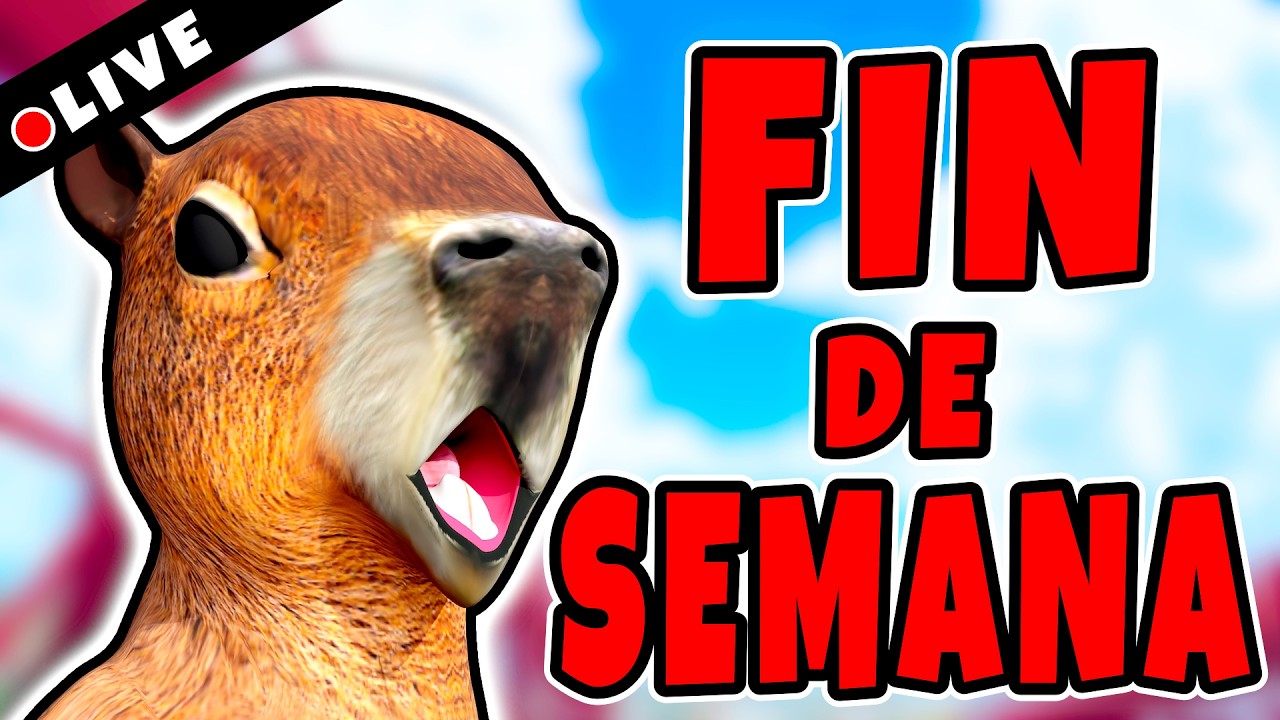 🔴 CAPIBARA EMOTISA INSANA | FIN de SEMANA DIRECTO ROBLOX Y CANCIONES