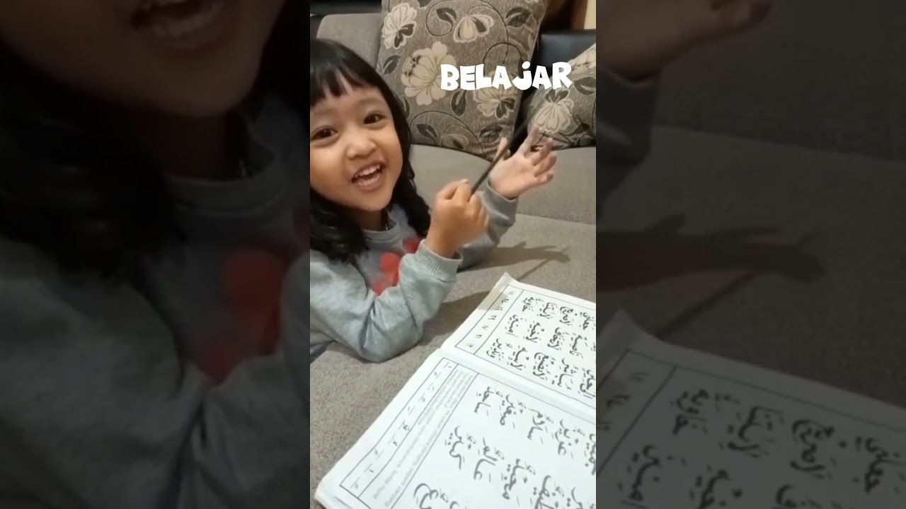 Alin Sedang Belajar Al - Quran Metode Qiroati .... semangat terus ya 😍