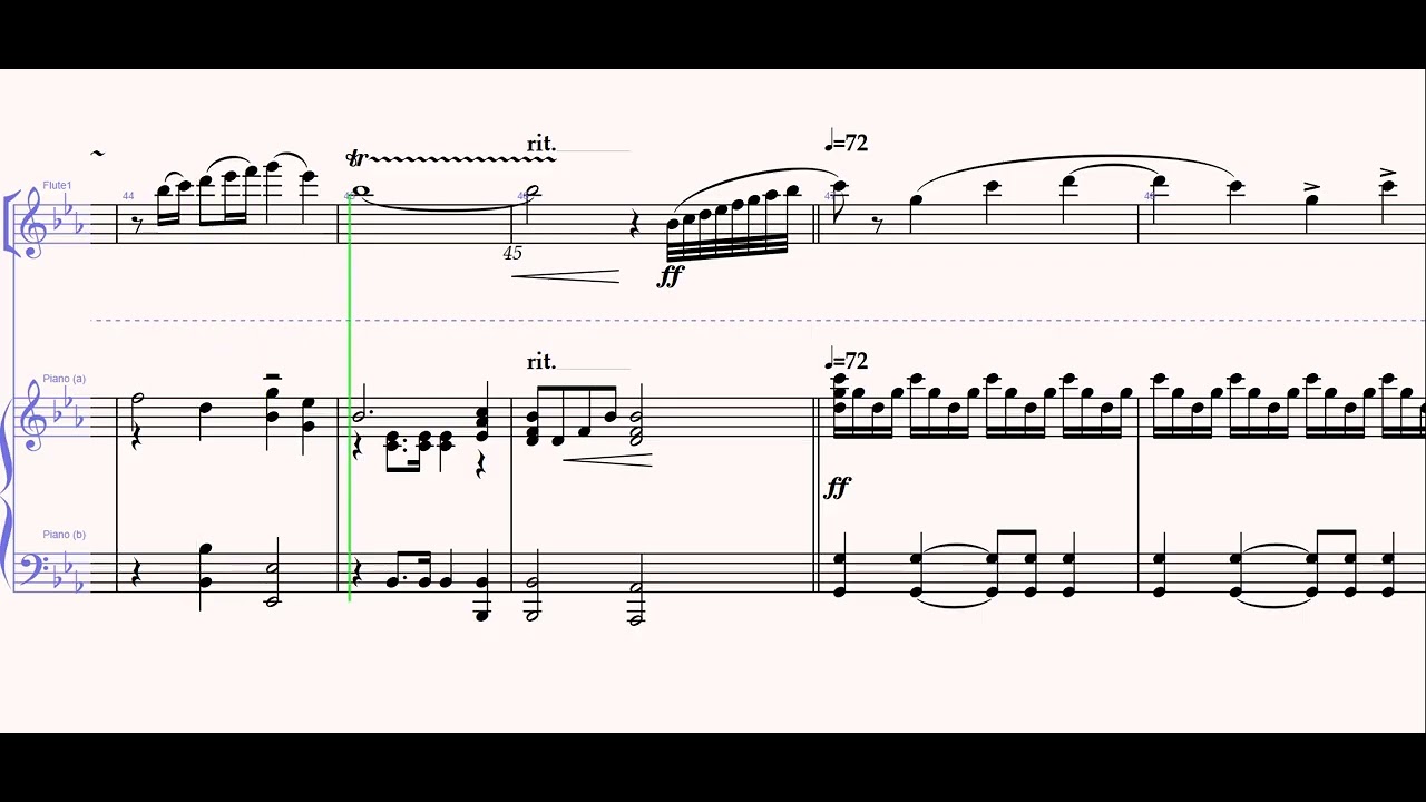 I Love You Lord Flute1 with Piano