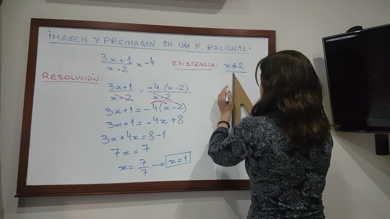 IMAGEN Y PREIMAGEN EN UNA FUNCIÓN RACIONAL