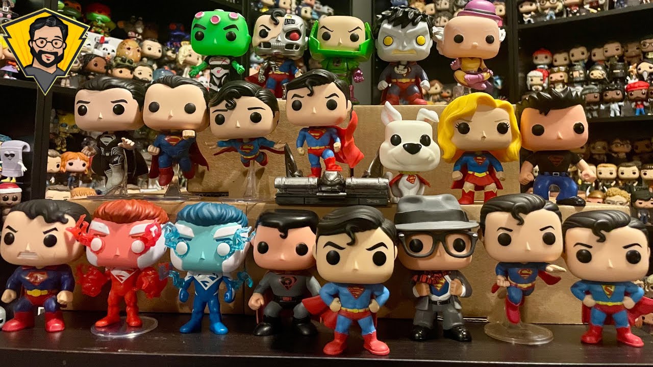 My entire SUPERMAN Funko Pop! Collection!!