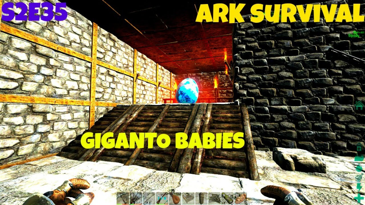 Hatching Giganotosaurus Eggs - TWINS - ARK Survival Evolved
