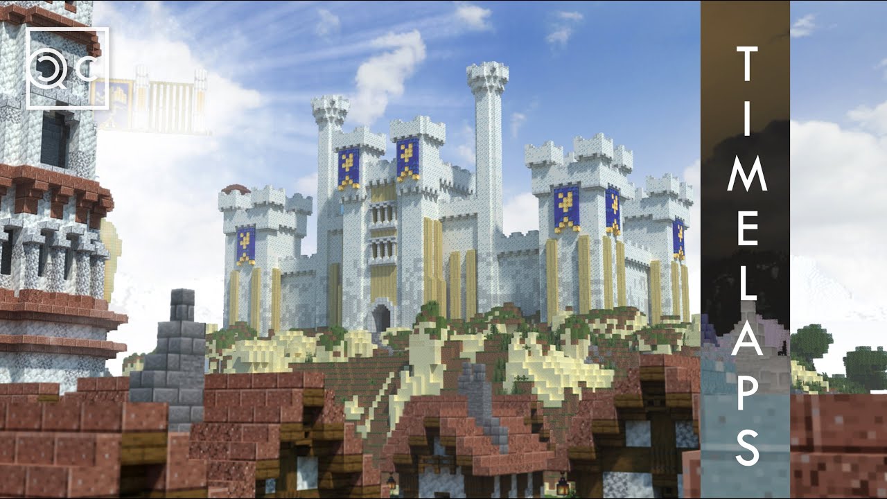 Castle Town: Erathia style city [Minecraft: Heroes of Might and Magic III][Timelapse]