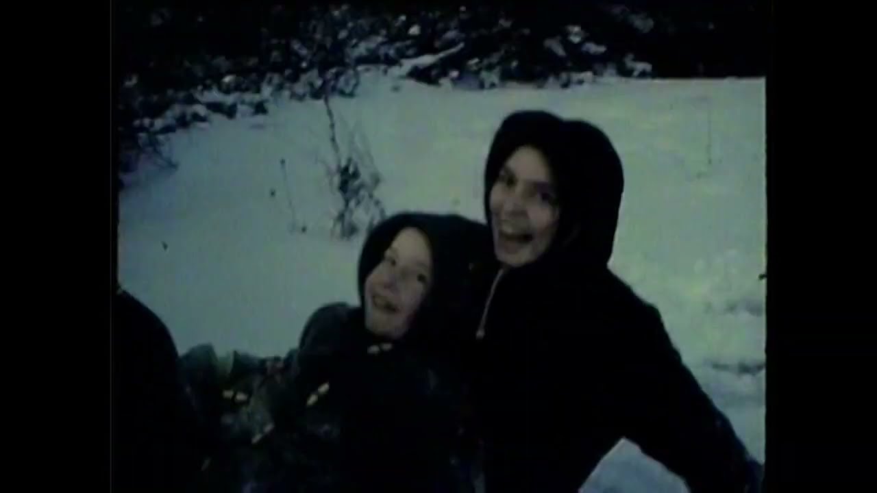 Sledging at the Grange, Birch, Middleton, Winter 1963, filmed by Fred Pedley