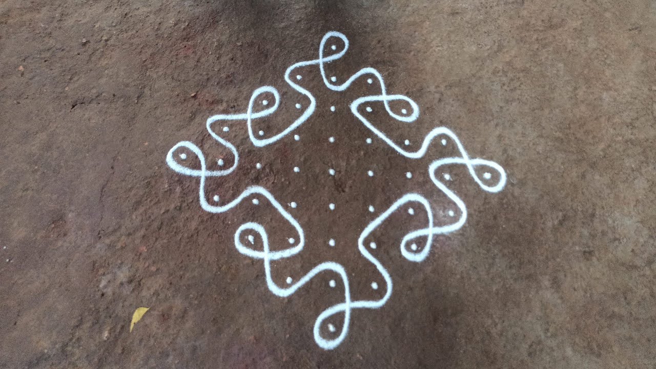 9 dots kambi kolam series episode 44 | traditional sikku kolam tutorial | SathyaSelva Arts
