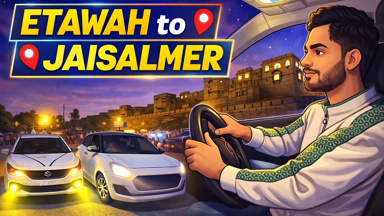 ETAWAH TO JAISALMER || JAHAJ UDA DIE BHAI ⚡️