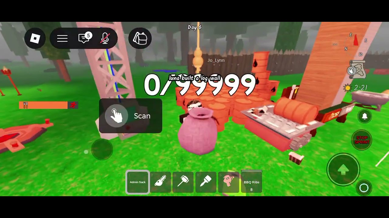 1 část admin abuse ve 99 nocí v lese 😱😱