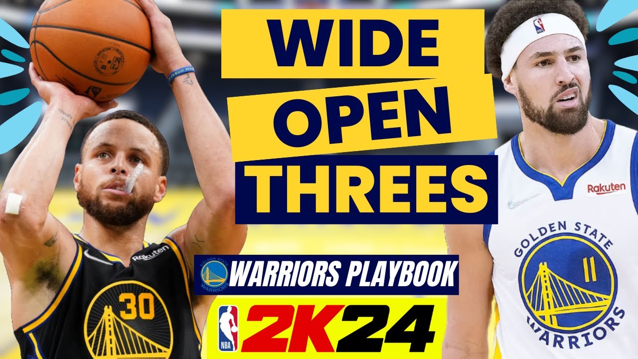 Shoot like the Splash Bros! Wide Open 3s Warriors Playbook NBA 2K24