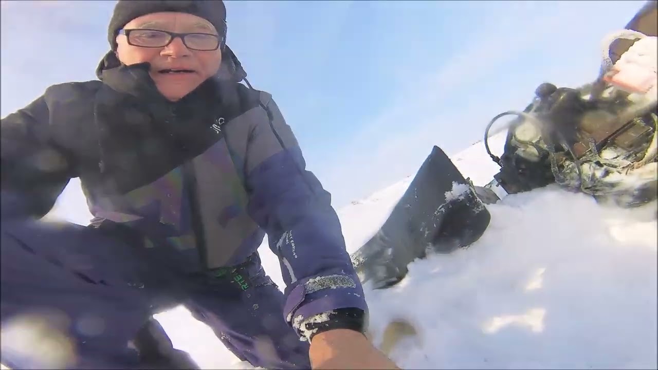 23 февраля 2026г на Ларвене по сугробам