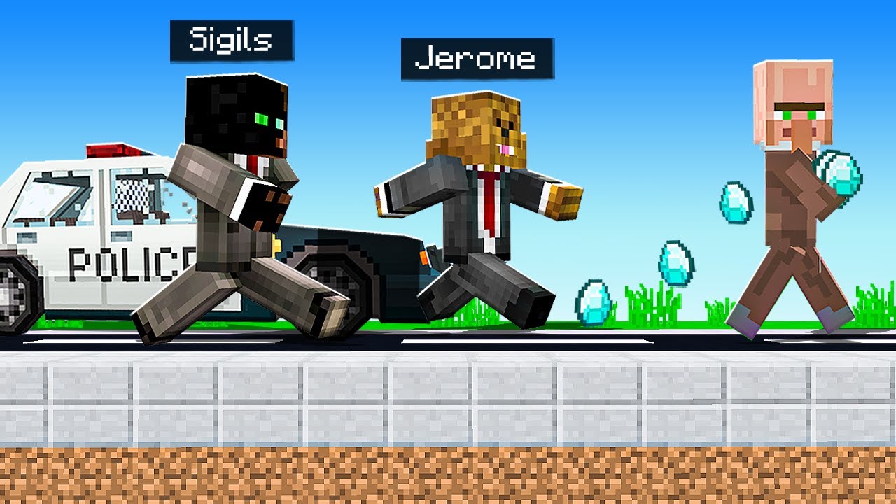 HUNTING for STOLEN VILLAGERS in Minecraft