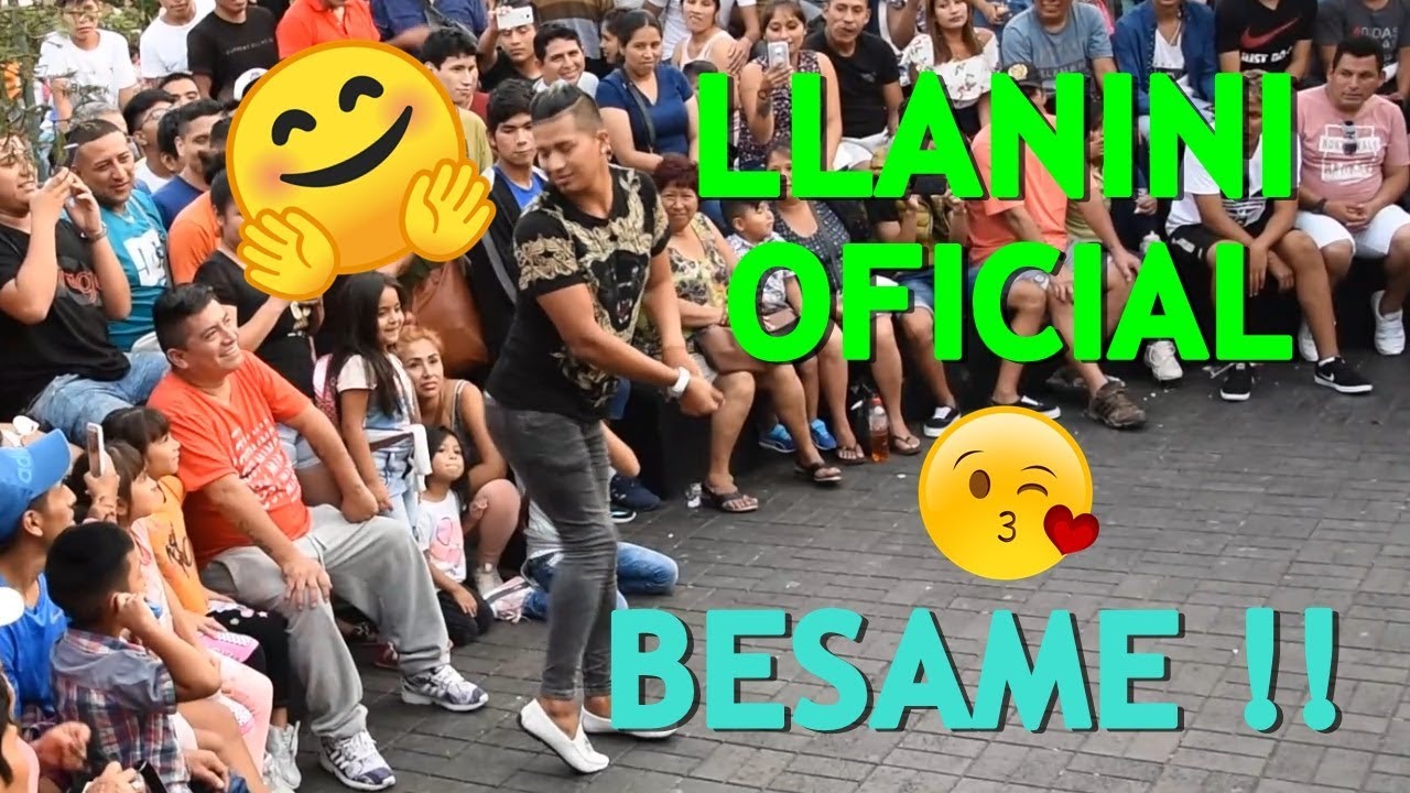 Besame 😘!! Llanini junto al Canchero