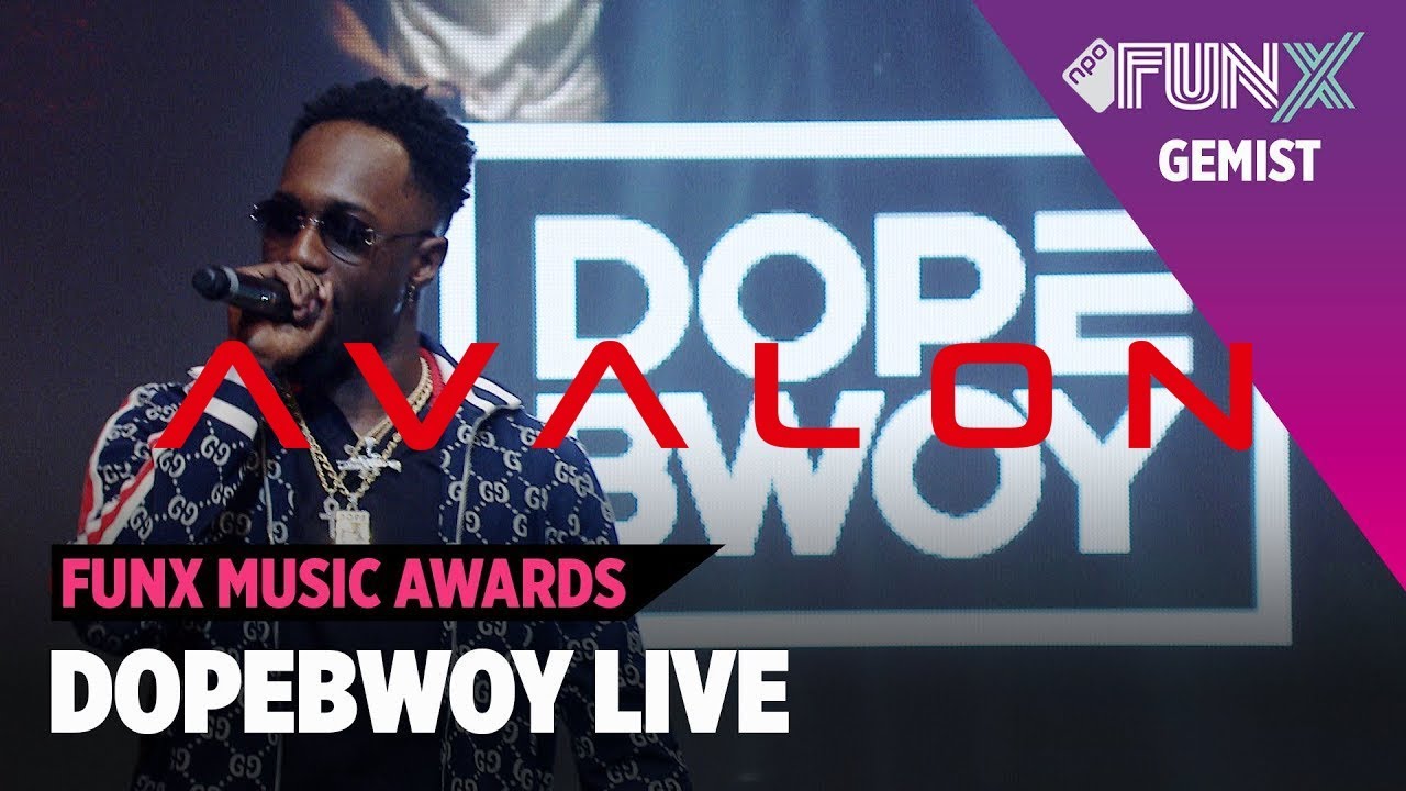 Dopebwoy - LIVE OPTREDEN @ FunX Music Awards 2018