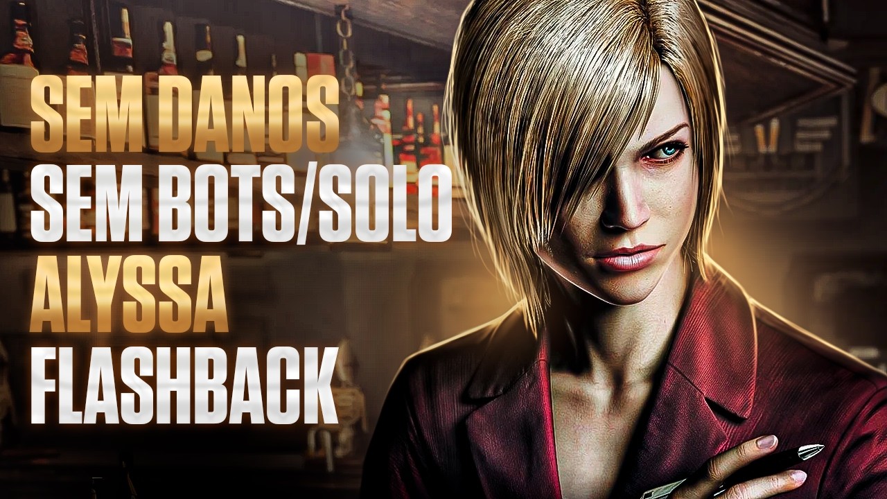 RE OUTBREAK FILE 2 SEM DANOS, SEM BOTS/SOLO E SEM SALVAR - ALYSSA FLASHBACK