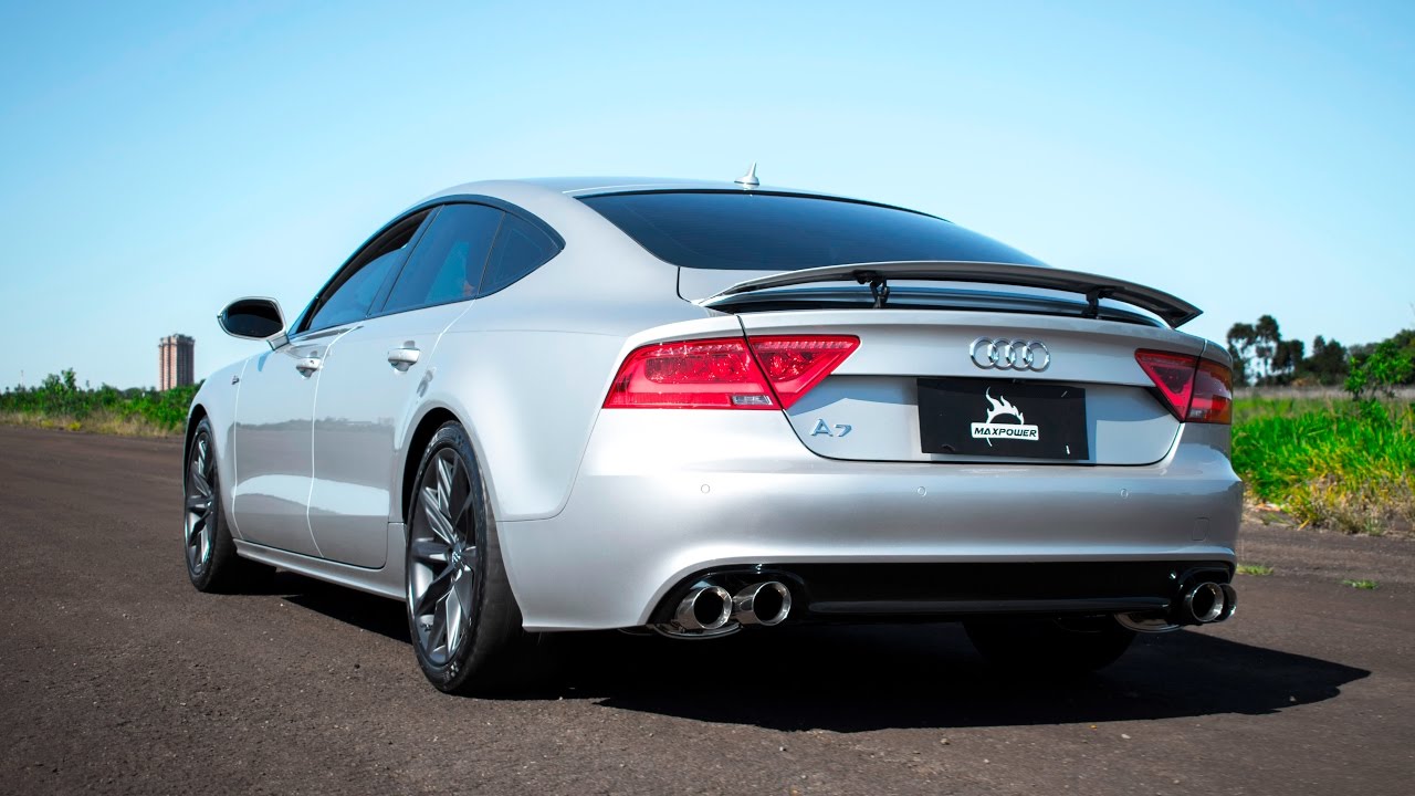 Review Audi A7 V6 Supercharger APR + Escape Armytrix Full Inox